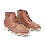 Men's Macklin Moc Toe Lace-Up Leather Boots